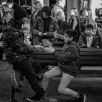 finger fighting - street photography from Bath