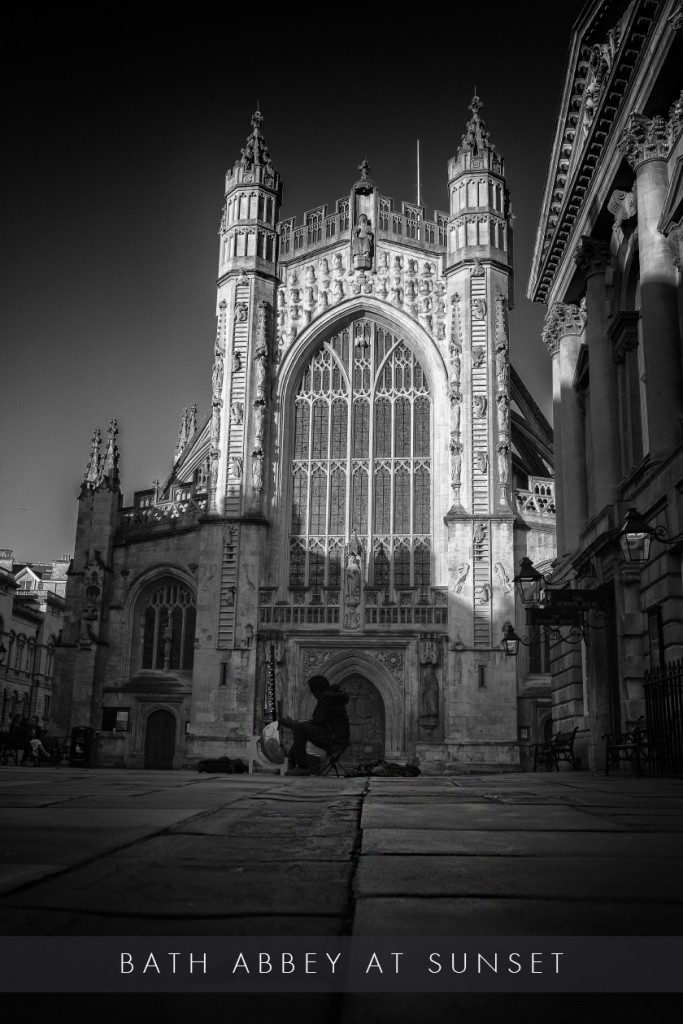 Bath Abbey at sunset