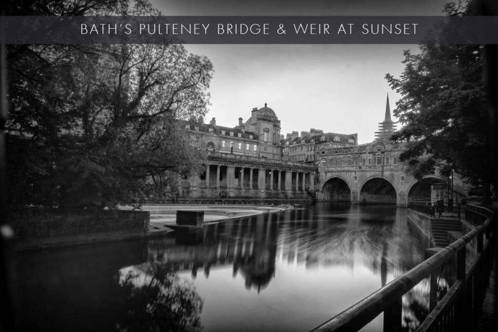 Bath's Pulteney Bridge and weir