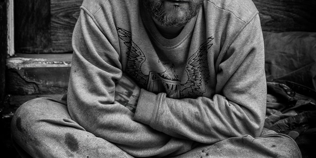 Jessie a street person on the streets of Bath - #streetphotography