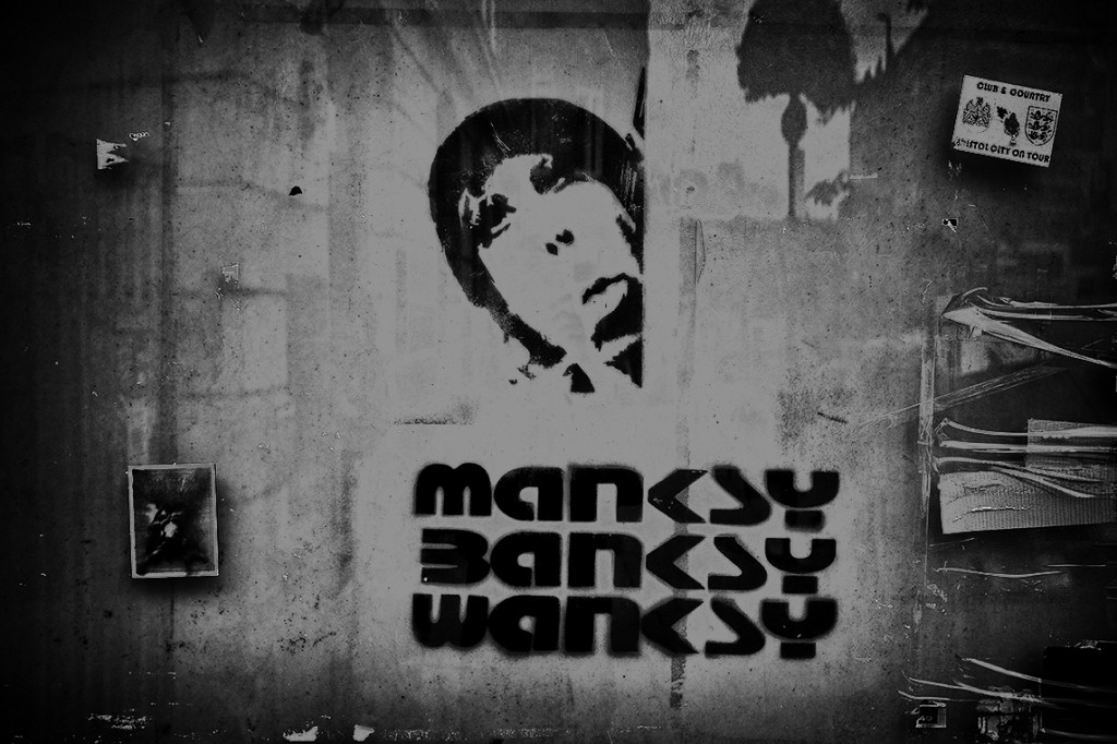 manky banksy - UK street Photography