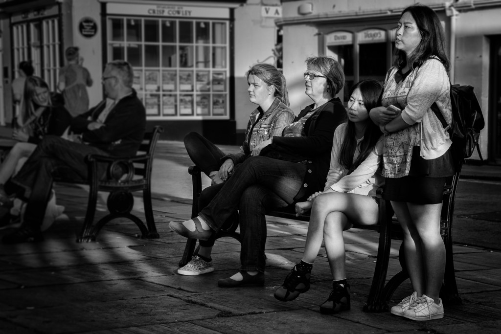 Bench watchers - UK/Bath street photography