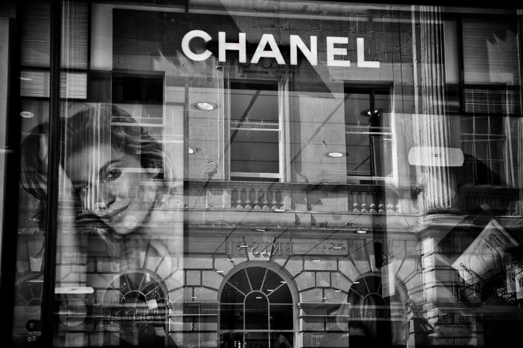 chanel reflections - UK street Photography