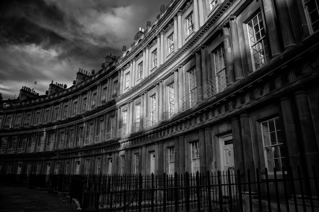 the circus at sunset - UK/Bath street photography - UK/Bath street photography