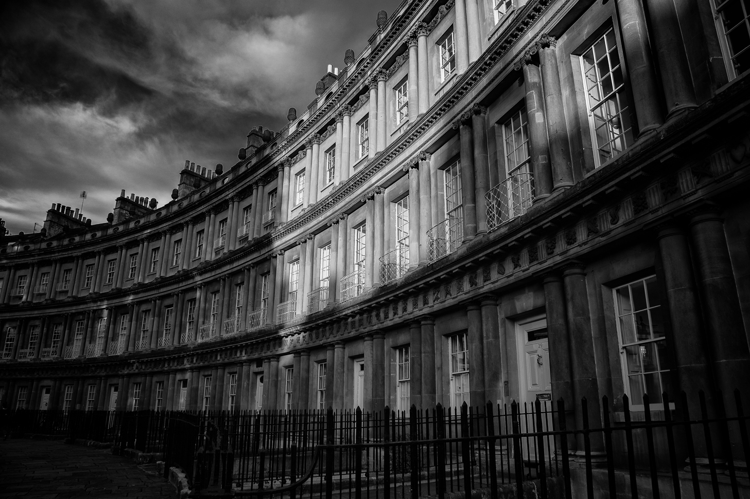 the circus at sunset - UK/Bath street photography - UK/Bath street photography