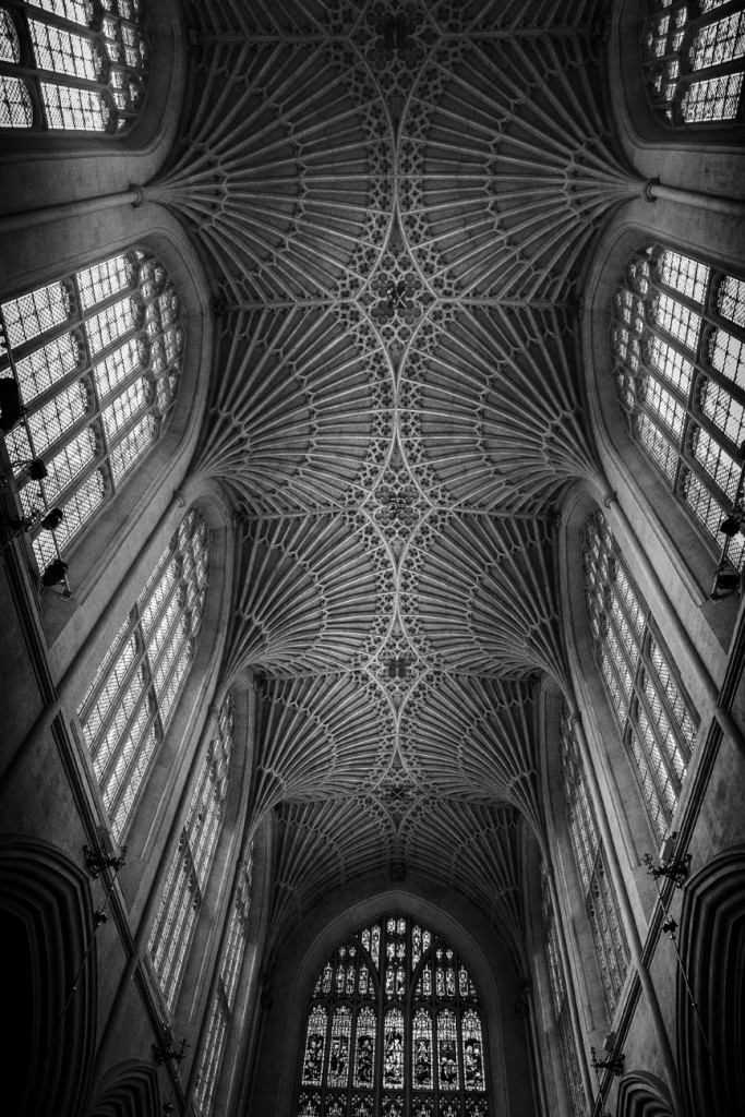 abbey roof - UK street Photography