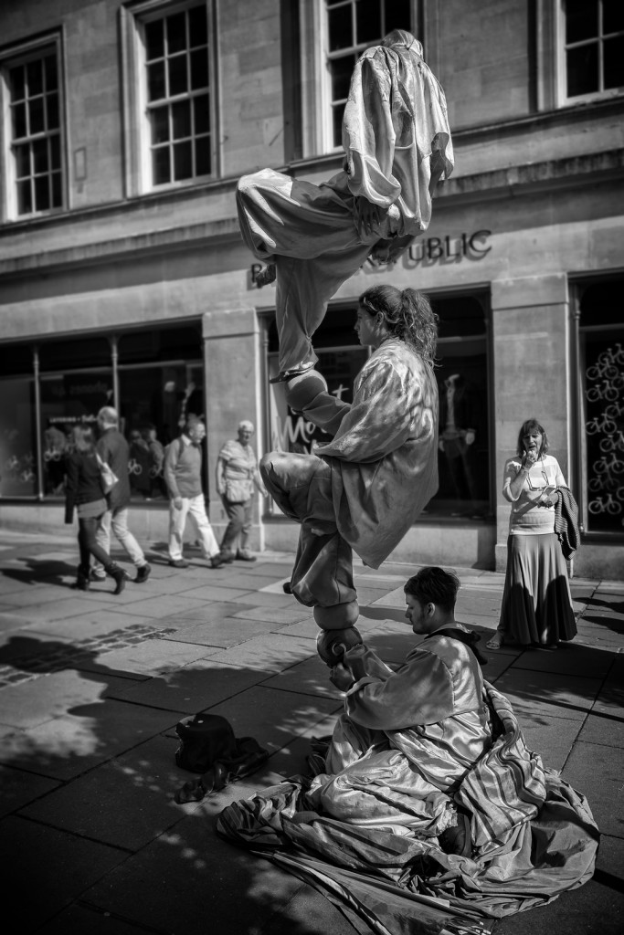 balancing act - UK street Photography