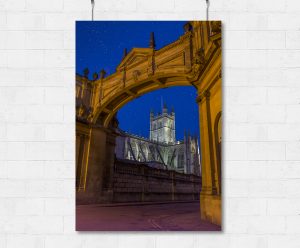 Arch framed bath Abbey-print