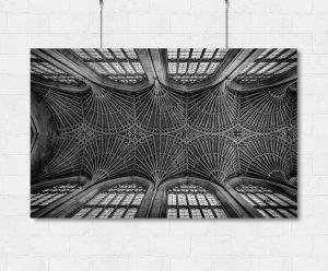 Bath Abbey vaulted ceiling-print