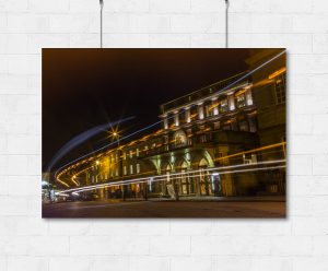 Bath Theatre Royal at night-print