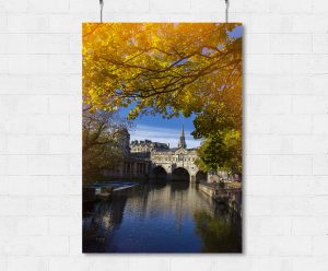 Pulteney Bridge in Autumn-print