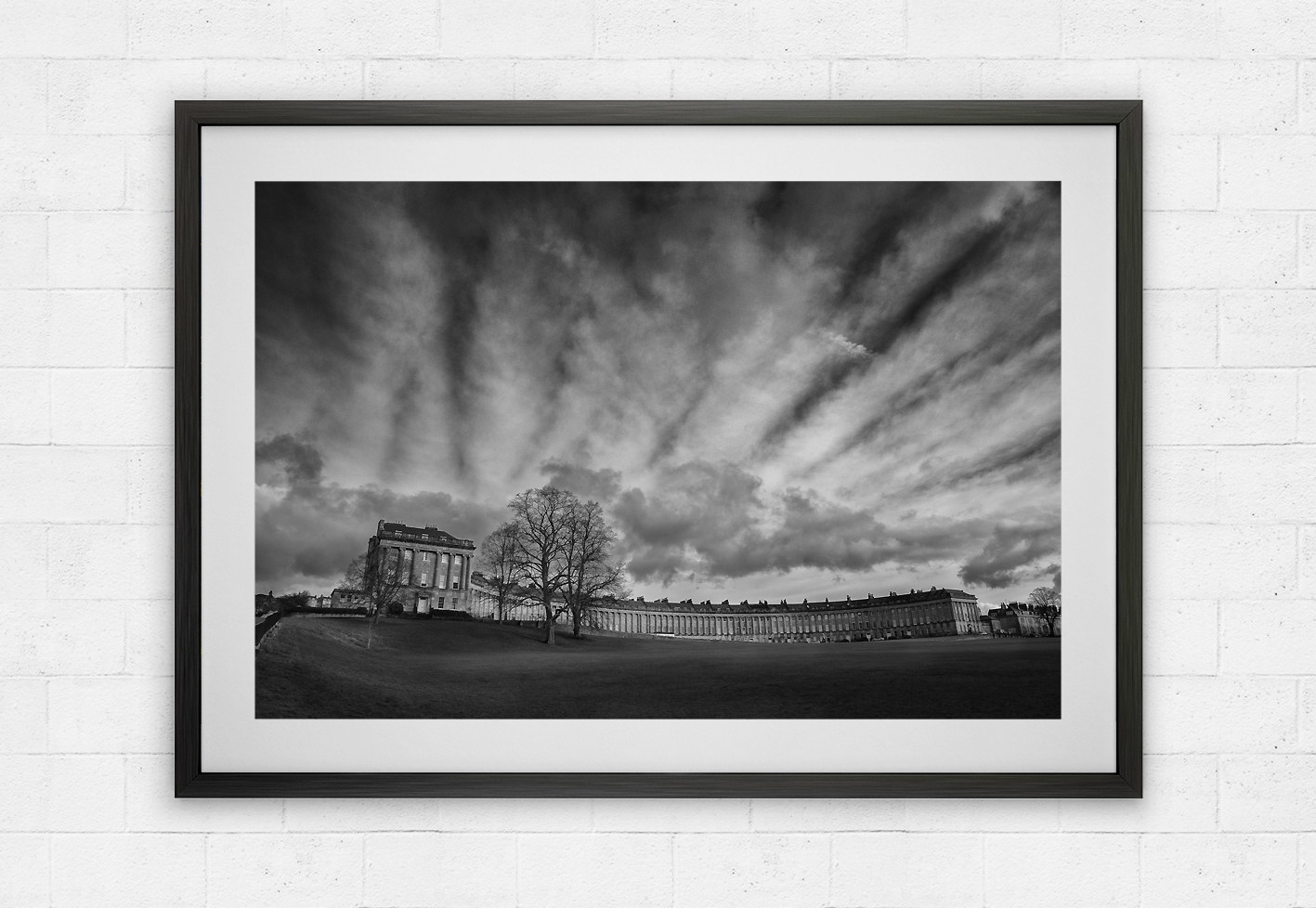 Royal Crescent and moody skies