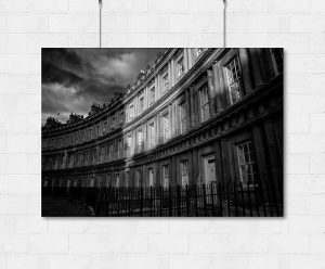 The Circus in Bath at sunset-print