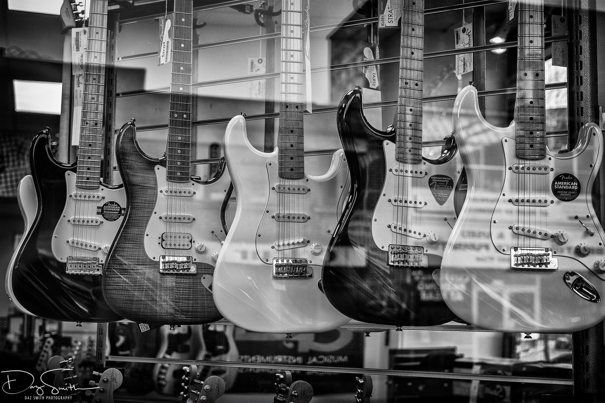 guitars guitars - street photography - bristol