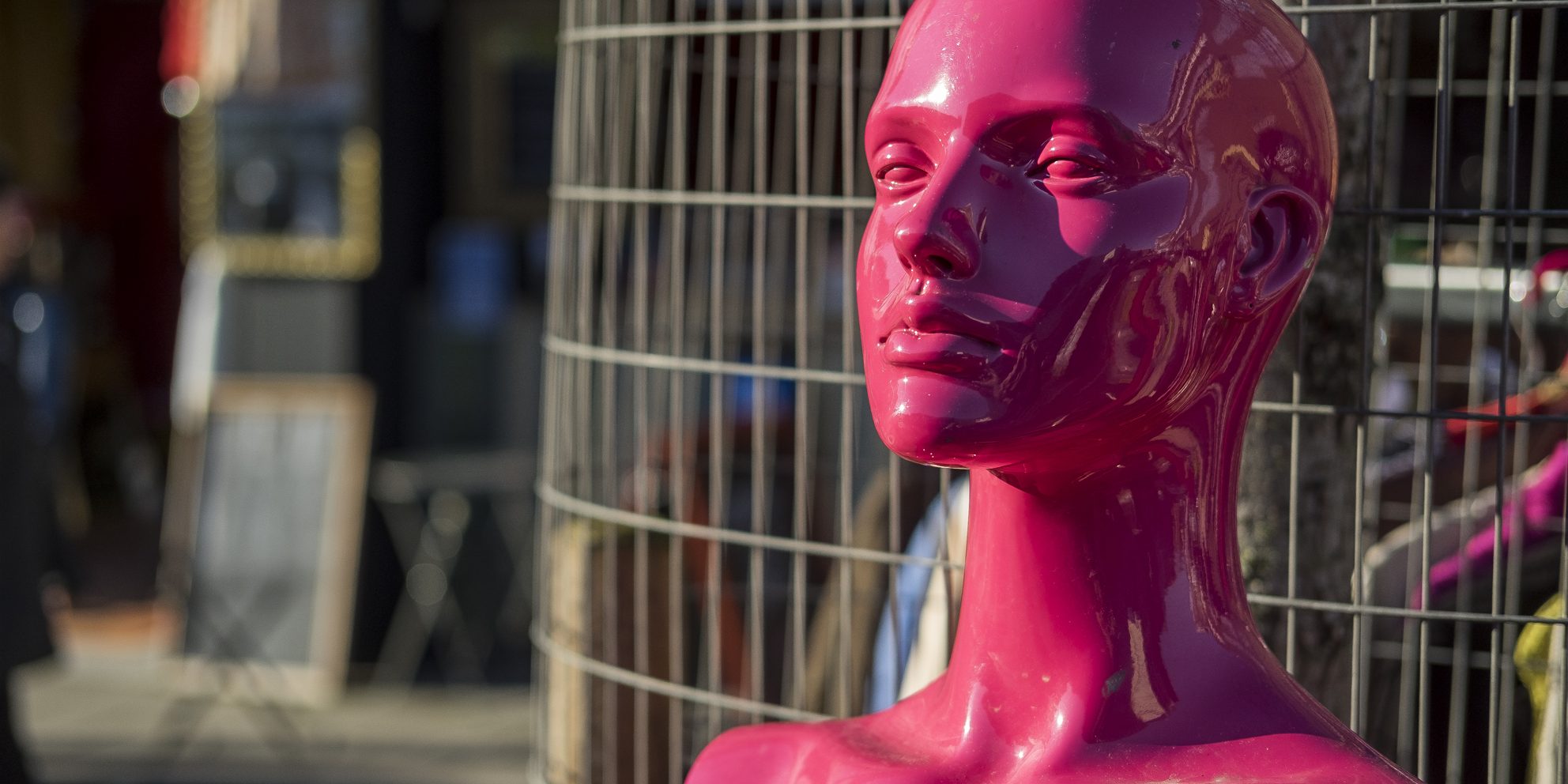 The pink Lady - bristol street photography