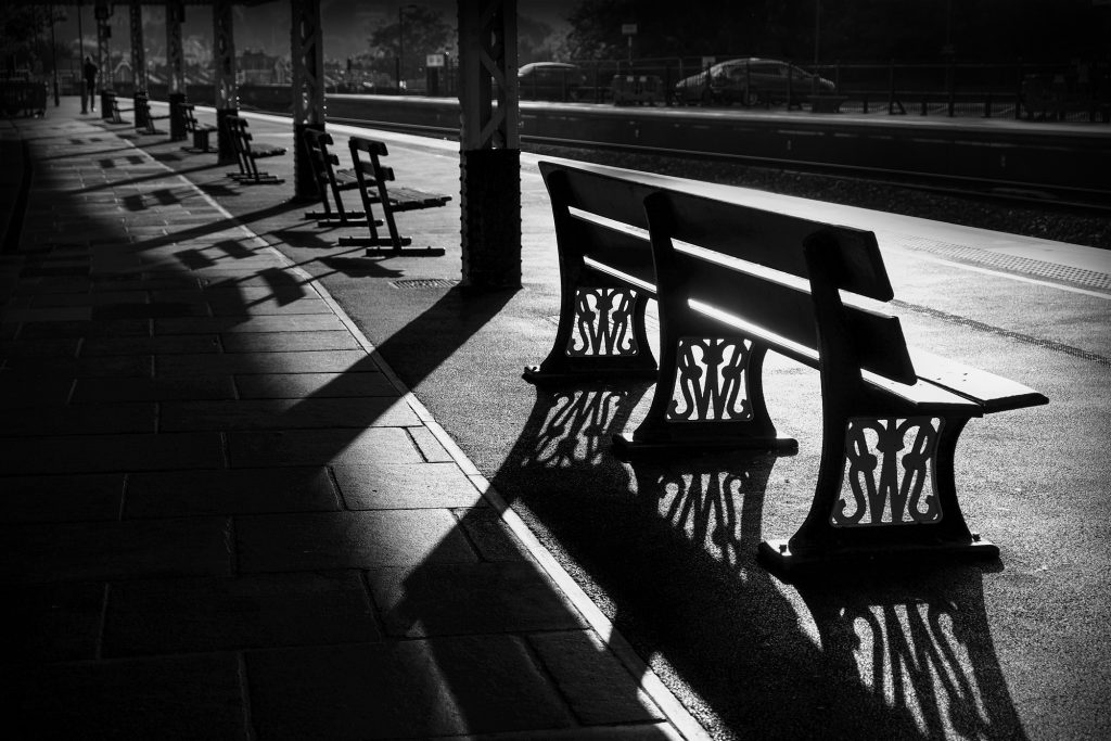 the train station
