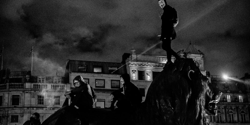 London million mask march 2017