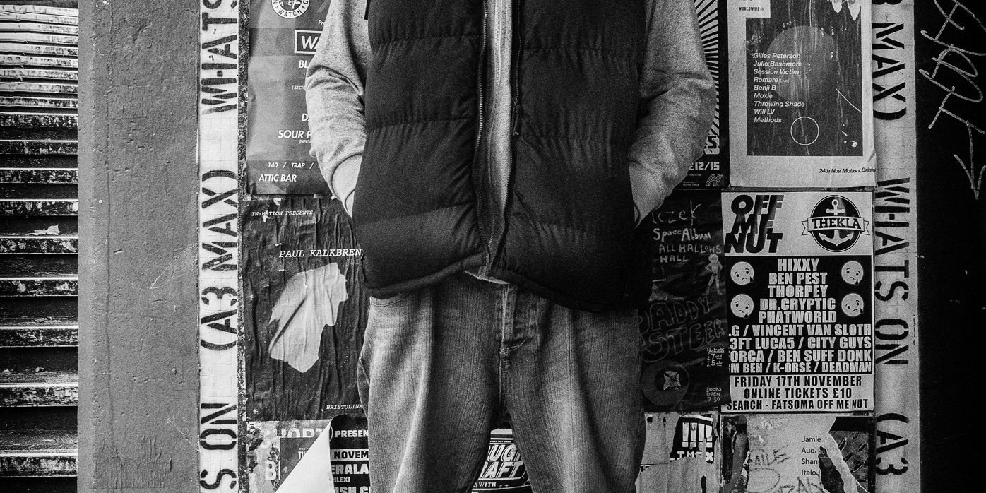 panda man street portrait