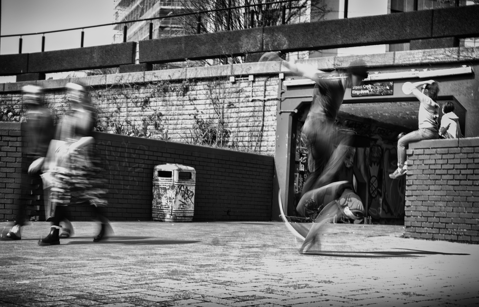 life is a blur - uk street photography