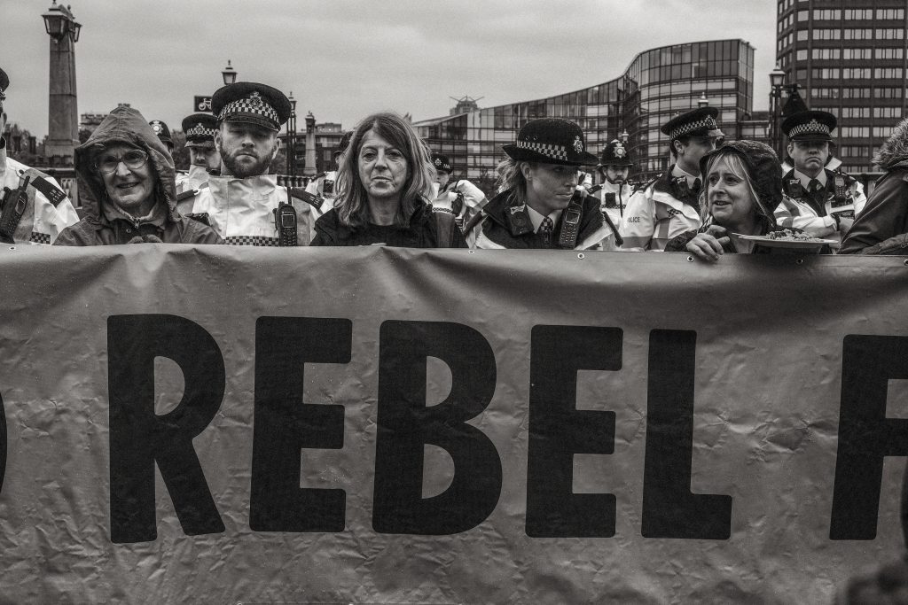 Extinction rebeelion westminster takeover, london 2019